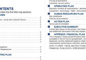 Bdc Business Plan Template 50 Best Free Business Plan Templates