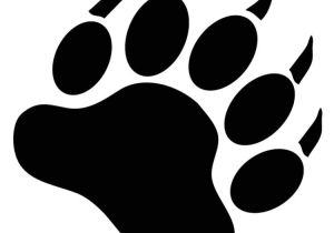 Bear Footprints Template Free Bear Paw Stencil Download Free Clip Art Free Clip