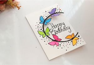 Beautiful and Easy Birthday Card How to Make Special butterfly Birthday Card for Best Friend Diy Gift Idea