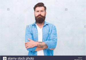 Beautiful and Handsome Person Cue Card Portrait Handsome Businessman Mustache Stock Photos