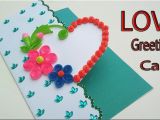 Beautiful and Simple Greeting Card Love Greeting Card Making Fire Valentine All About Love