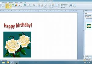 Beautiful Birthday Card Kaise Banaye Working with Word Art In Ms Word Hindi A A A A A A