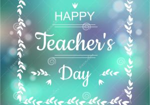 Beautiful Card Designs for Teachers Day Greeting Card for Happy Teachers Day Abstract Background