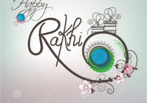 Beautiful Card for Raksha Bandhan Beautiful Greeting Card for Raksha Bandhan Celebration