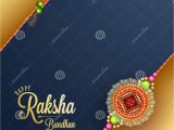 Beautiful Card for Raksha Bandhan Raksha Bandhan Greeting Card Design with Illustration