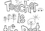 Beautiful Card for Your Teacher Teacher Appreciation Coloring Sheet with Images Teacher