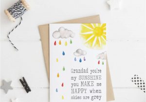 Beautiful Card On Father S Day Grandad Sunshine Card for Fathers Day Cards Birthday