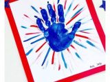 Beautiful Card On Independence Day 4th Of July Independence Day Fireworks Handprint Patriotic