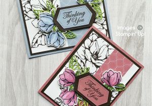 Beautiful Design for Greeting Card Good Morning Magnolia with Stampin Blends Magnolia Stamps