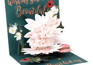Beautiful Flower Pop Up Card Up with Paper Everyday Pop Up Greeting Card 5 1 4 X 5 1 4 Beautiful Birthday Item 7224099