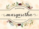 Beautiful Font for Wedding Card Margaretha Di 2020