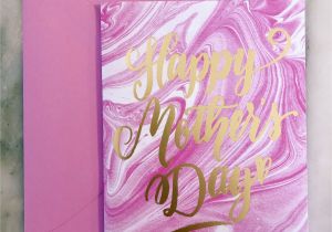 Beautiful Greeting Card On Mother S Day Mother S Day Marble Card Hanukkah Greeting Cards Mothers