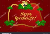 Beautiful Happy New Year Card Happy Weekends Beautiful Greeting Card Background or