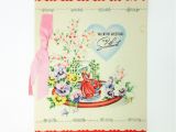 Beautiful Images Of Greeting Card Vintage Unused Large Valentines Day Greeting Card Valentine