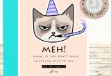 Beautiful Invitation Card for Kitty Party Printable Grumpy Cat Invitation Card Boyfriend Funny