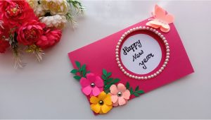 Beautiful New Year Card Making Beautiful Handmade Happy New Year 2019 Card Idea Diy
