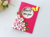 Beautiful New Year Card Making Beautiful Handmade Happy New Year 2020 Card Idea Diy