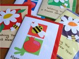 Beautiful New Year Card Making Easy Handmade New Year Cards for Kids Simple Cards Kaise