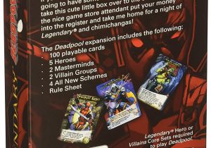 Beautiful or Handsome Person Cue Card Marvel Legendary Deadpool Expansion English Amazon De