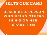 Beautiful Person Cue Card topic 65 Best Ielts Cue Cards Images In 2020 Cue Cards Ielts Cue