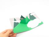 Beautiful Pop Up Card for Birthday Mountains Pop Up Card1 Livre