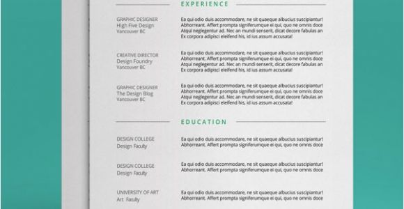 Beautiful Resume Templates Free 50 Beautiful Free Resume Cv Templates In Ai Indesign