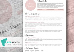 Beautiful Resume Templates Free touch Of Pink A Beautiful Free Resume Template Freesumes