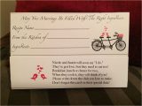 Beautiful Sayings for A Wedding Card Recipe Card for Bridal Shower Cute Poem with Images