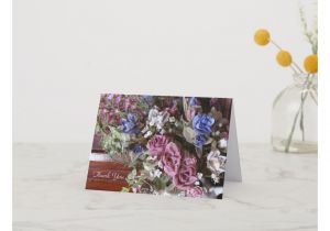 Beautiful Thank You Card Images Thank You for the Lovely Flowers Note Card Zazzle Com
