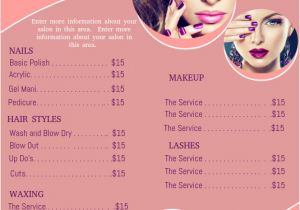 Beauty Flyers Templates Free Beauty Template Postermywall