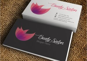 Beauty Salon Business Cards Templates Free Beauty Salon Business Card Premium Business Card
