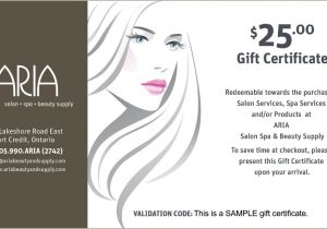Beauty Salon Gift Certificate Template Free Hair Stylist Gift Certificates Professional and High