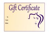 Beauty Salon Gift Certificate Template Free Salon Gift Certificate Template 9 Free Pdf Psd Ai