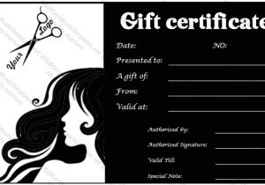 Beauty Salon Gift Certificate Template Free Spa Gift Certificate Templates