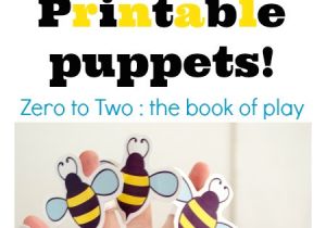 Bee Finger Puppet Template 8 Best Images Of Bee Finger Puppet Printable Printable