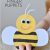 Bee Finger Puppet Template Incredibly Cute Bee Finger Puppets Craft I Heart Crafty