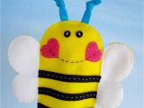 Bee Finger Puppet Template Sale Pdf Epattern for Elephant butterfly and Bee Felt
