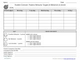 Behavior Contract Template for Parents Contracts Udl Strategies