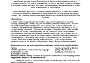 Behavior Contract Template for Parents Sample Behaviour Contract 15 Free Documents Download In