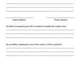 Behavioral Contract Template Sample Behavior Contract 11 Examples In Pdf Word