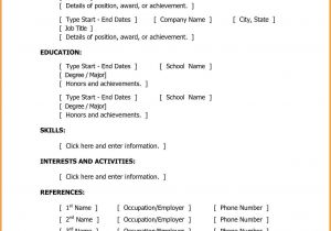 Best Basic Resume 8 Example Of A Simple Cv Layout Penn Working Papers