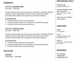 Best Basic Resume format Gastown Free Traditional Resume Template Basic Resume