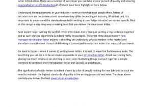 Best Cover Letter Introductions the Easy Steps You Need to Take to Get the Best Cover