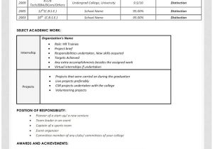 Best format Of Hr Resume for Fresher 21 Best Hr Resume Templates for Freshers Experienced