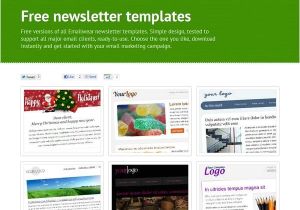 Best Free HTML Email Marketing Templates Best 25 Free HTML Email Templates Ideas that You Will