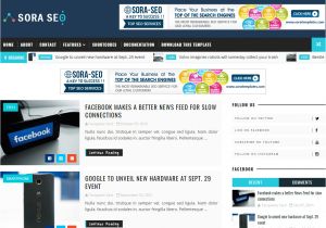 Best Paid Blogger Templates How to Setup sora Seo Blogger Template sora Blogging Tips