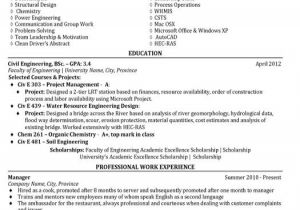 Best Resume for Civil Engineer 42 Best Best Engineering Resume Templates Samples Images