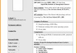 Best Resume format Download for Fresher 10 Cv Sample for Fresher theorynpractice