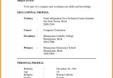 Best Sample Of Resume for Job Application 11 Cv formats Samples for Job theorynpractice
