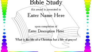 Bible Study Certificate Templates Certificate Templates for Bible Study Gallery